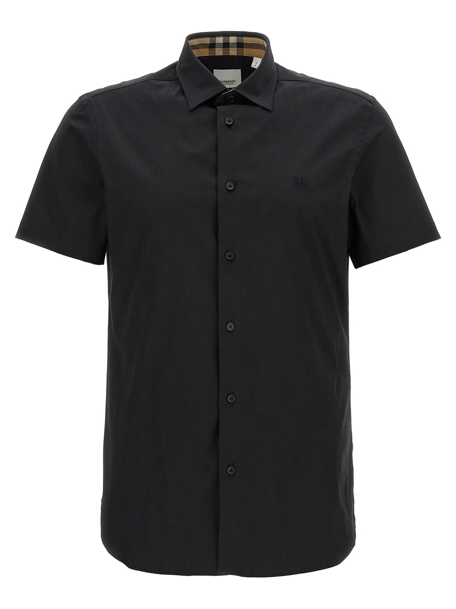 Burberry 96% Cotton shirt in black