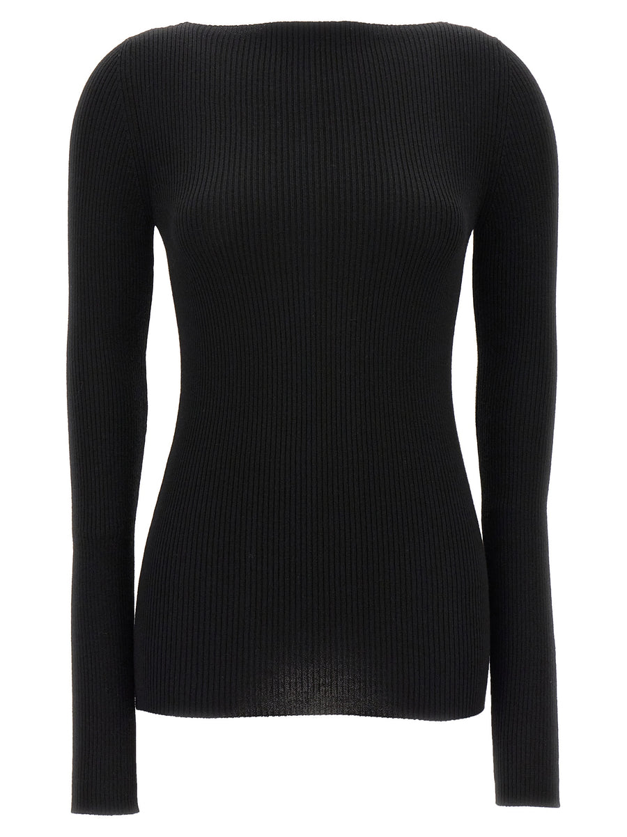 Rick Owens 100% Wool sweater in black