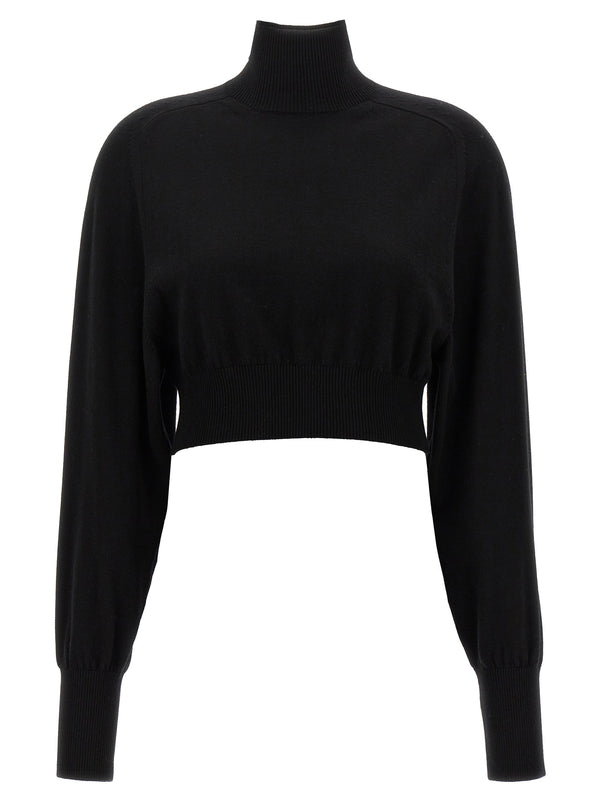 Sportmax 100% virgin wool sweater in black