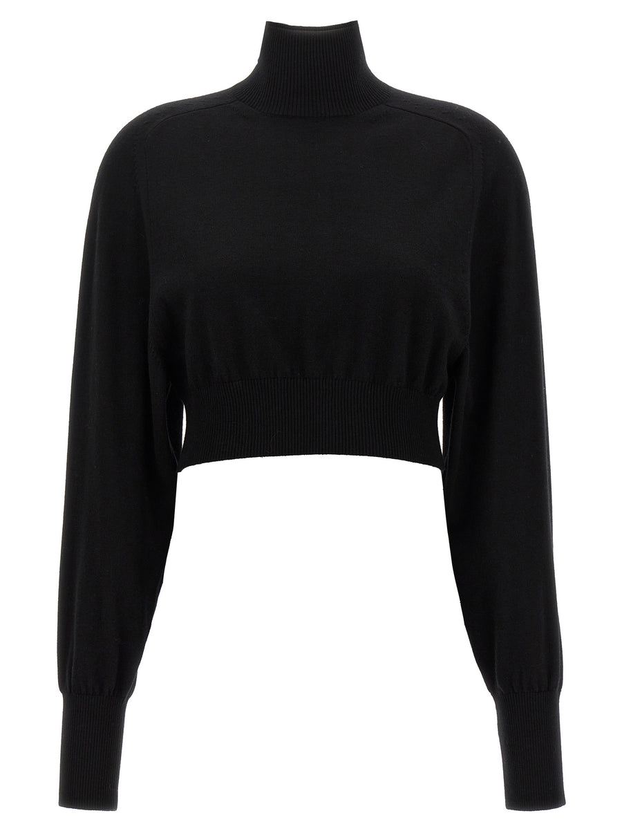 Sportmax 100% virgin wool sweater in black