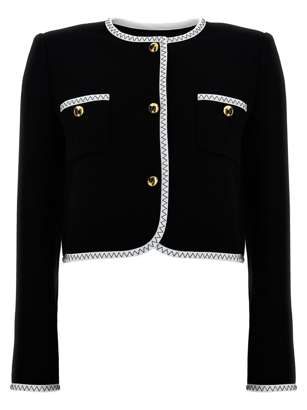 Moschino 58% Viscose jacket in black