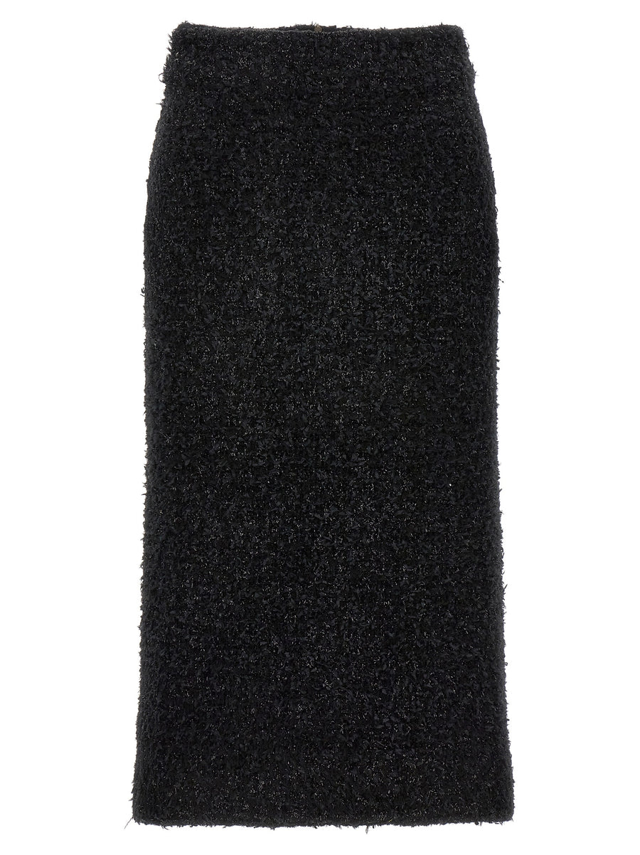 Balenciaga 73% Cotton skirt in black
