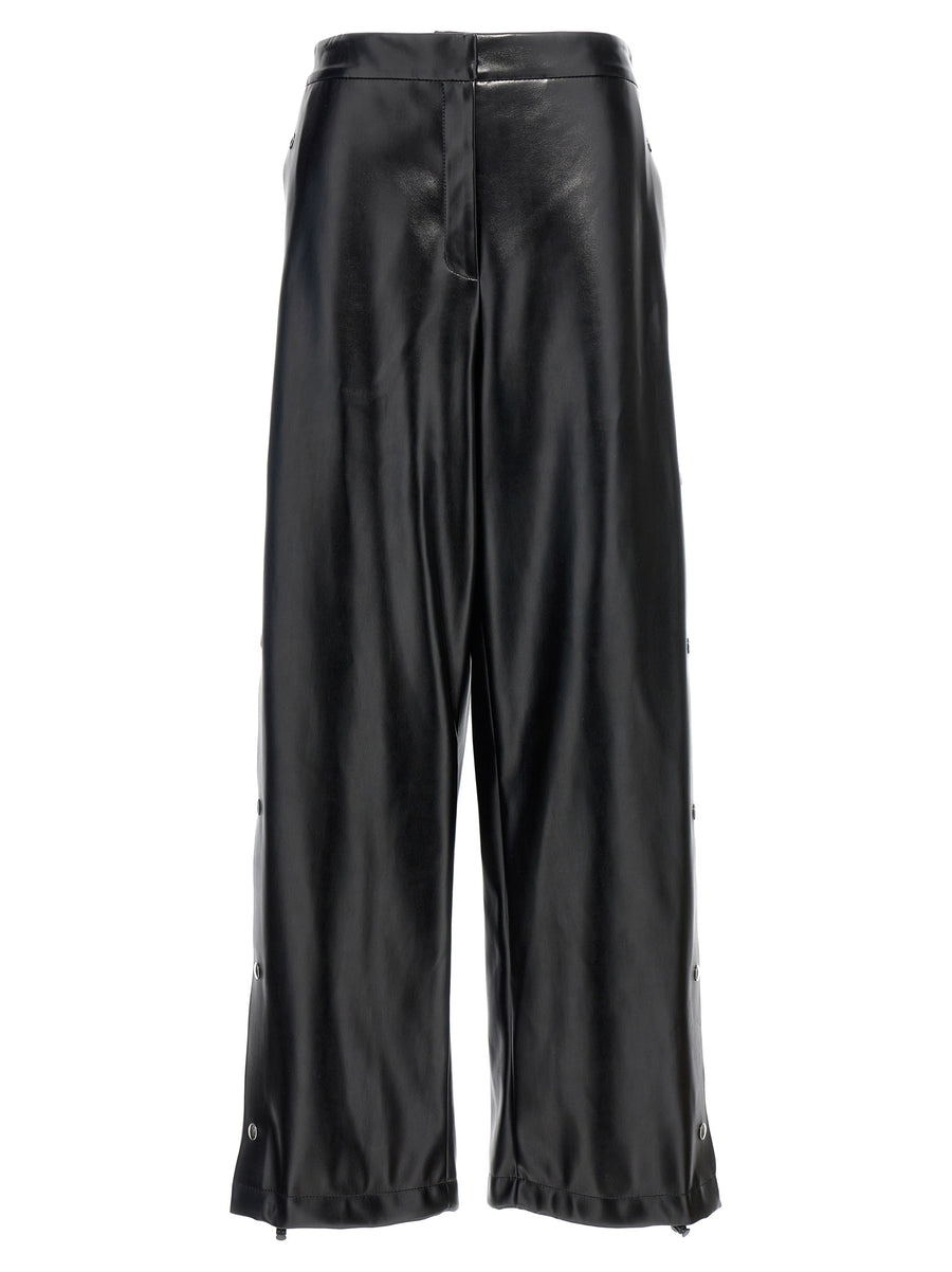 Stella McCartney 100% Polyester trousers in black