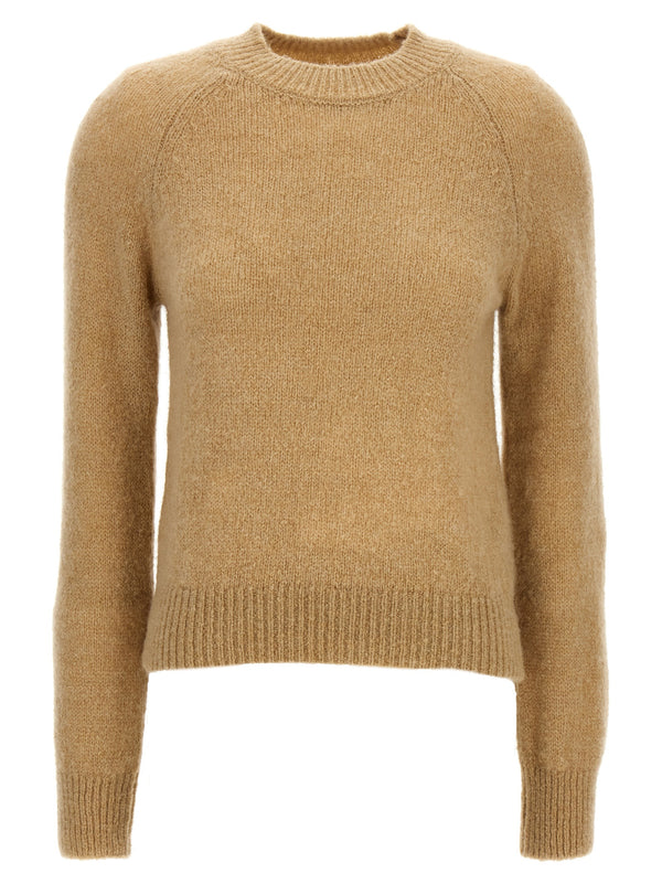 Dries Van Noten 60% alpaca wool sweater in beige
