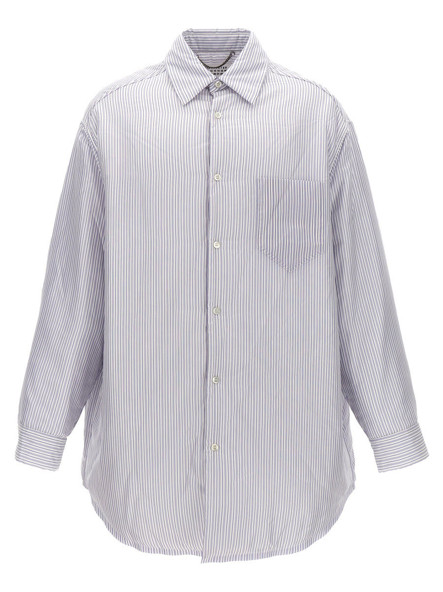 Maison Margiela 100% Cupro shirt in blue