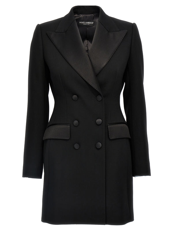 Dolce & Gabbana 83% virgin wool blazer in black