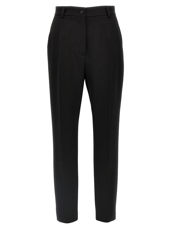 Dolce & Gabbana 85% Wool trousers in black
