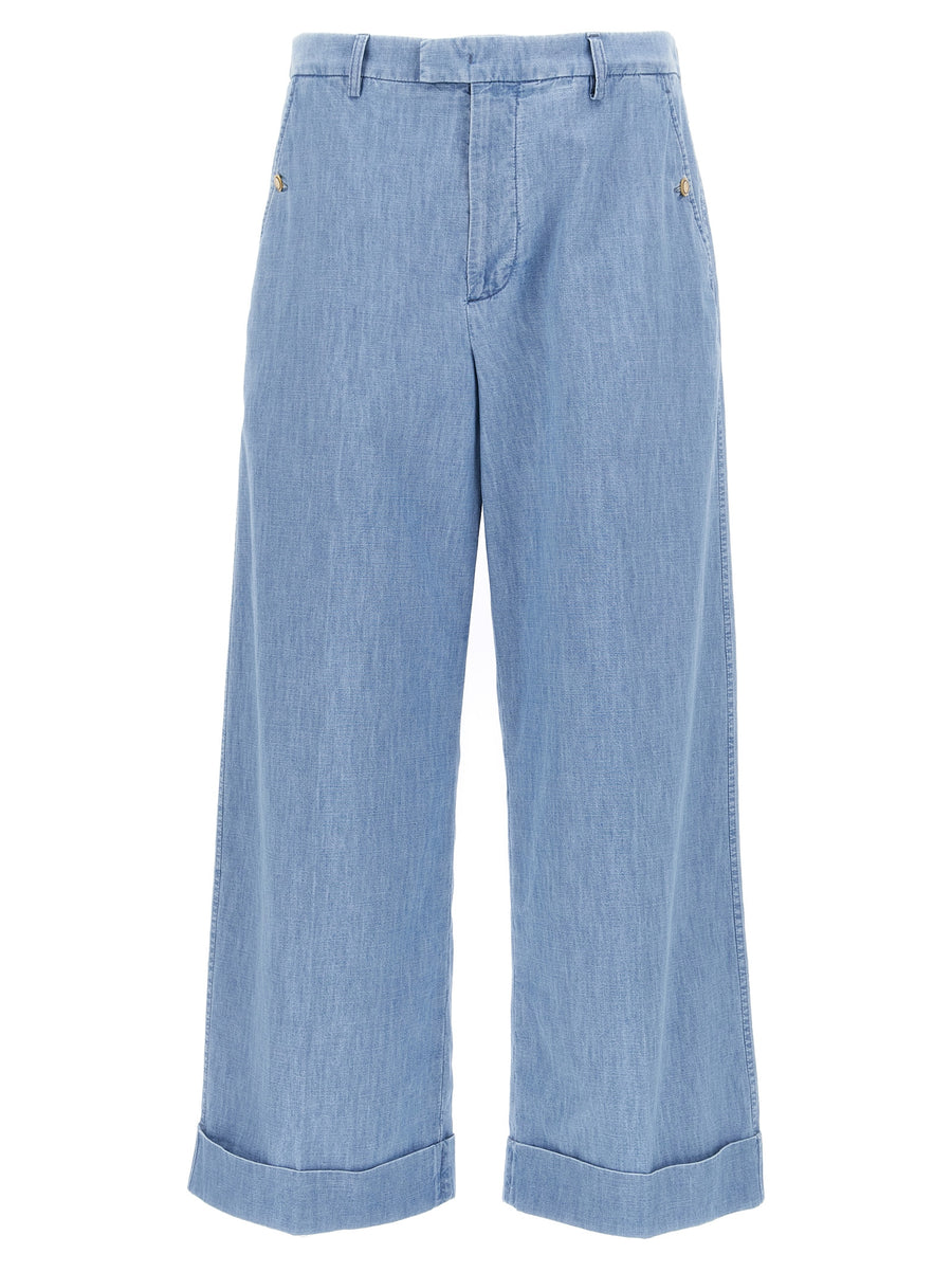 Valentino Garavani 100% Cotton jeans in blue