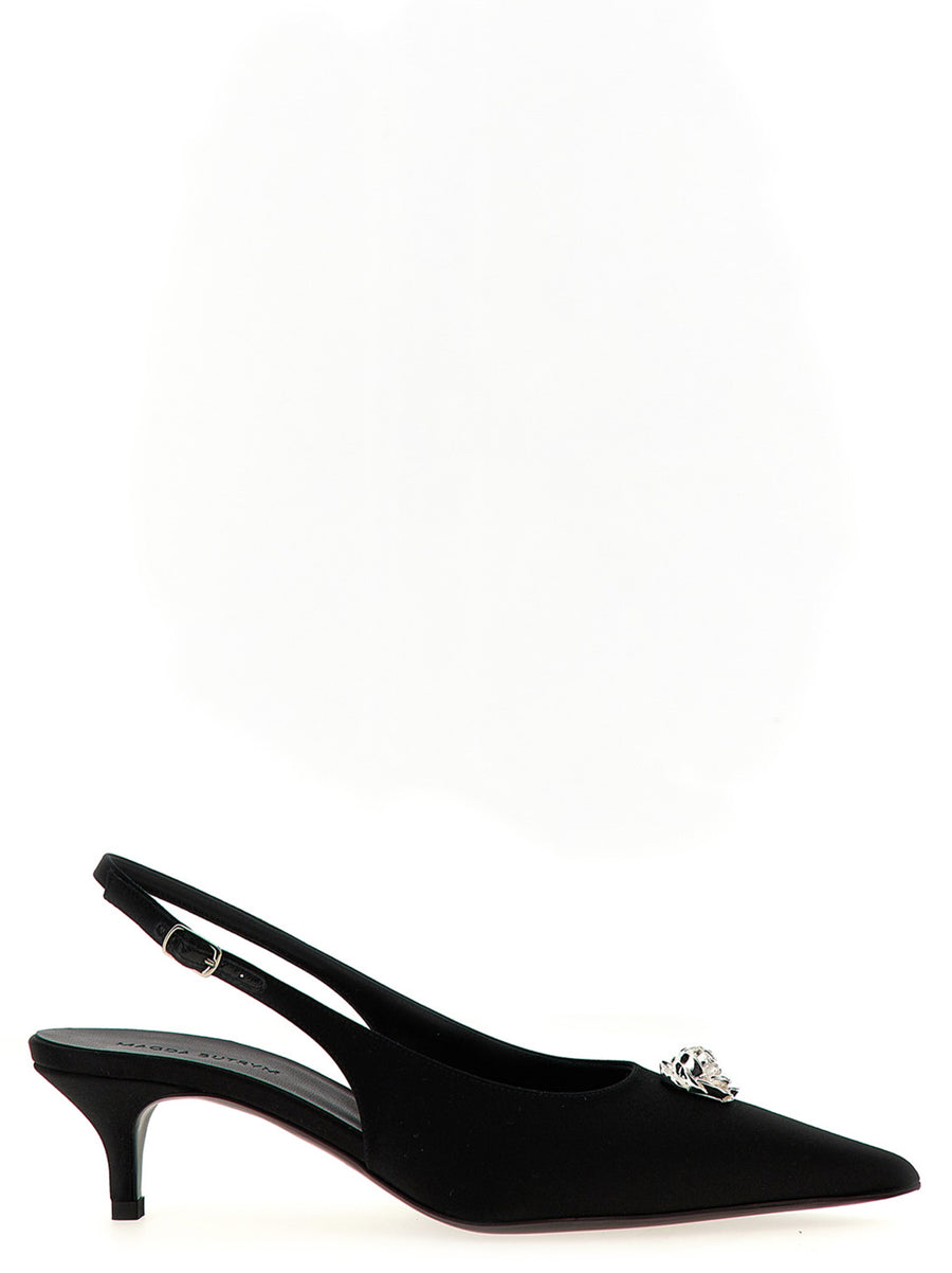 Magda Butrym 100% Silk pumps in black
