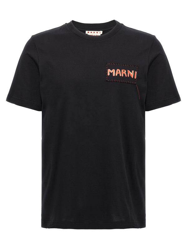 Marni 100% Cotton t-shirt in black