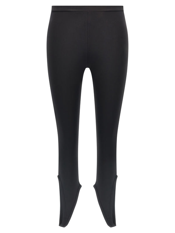 CourrèGes 78% Polyamide leggings in black