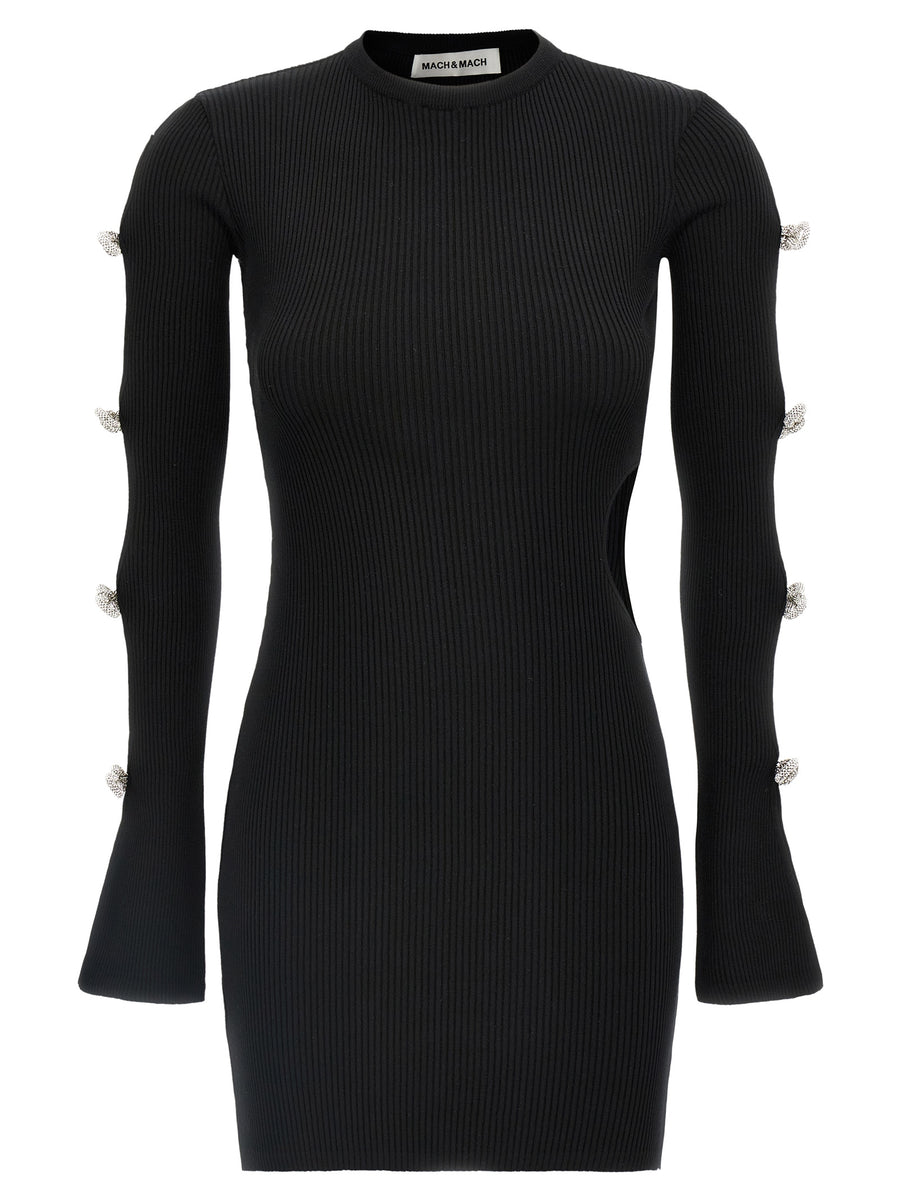 Mach & Mach 70% viscose bodysuit in black