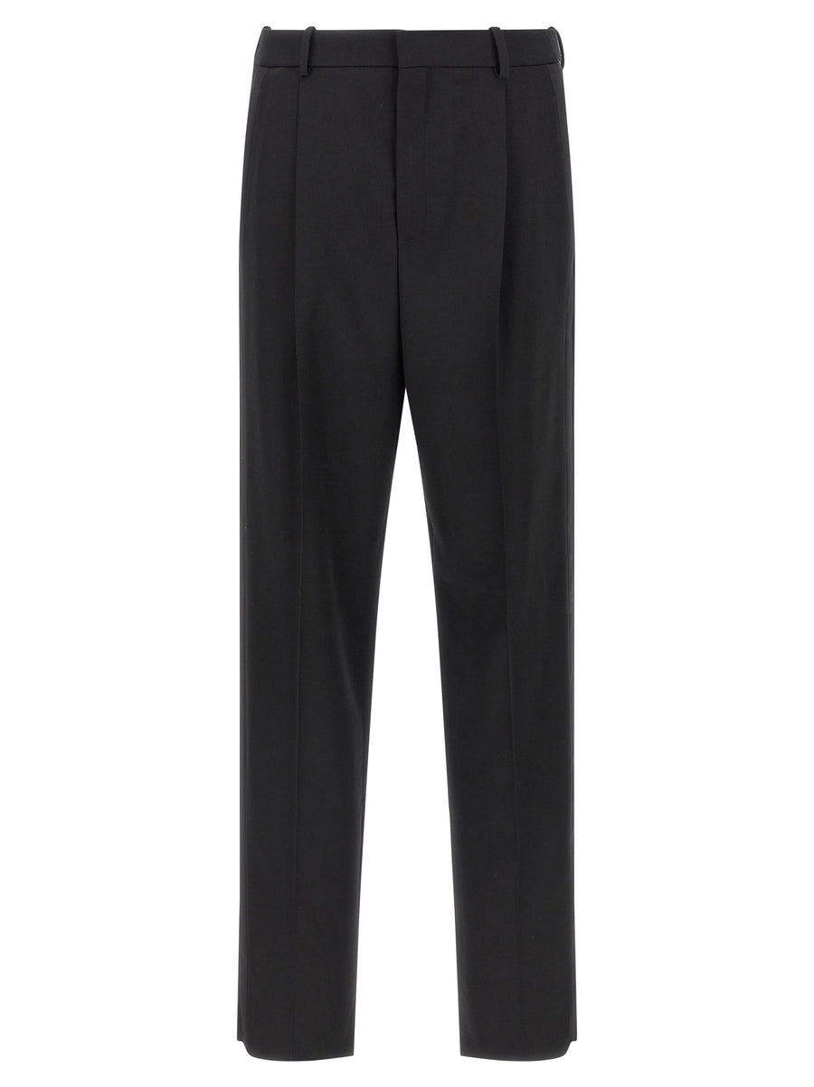 Saint Laurent 100% Wool trousers in black