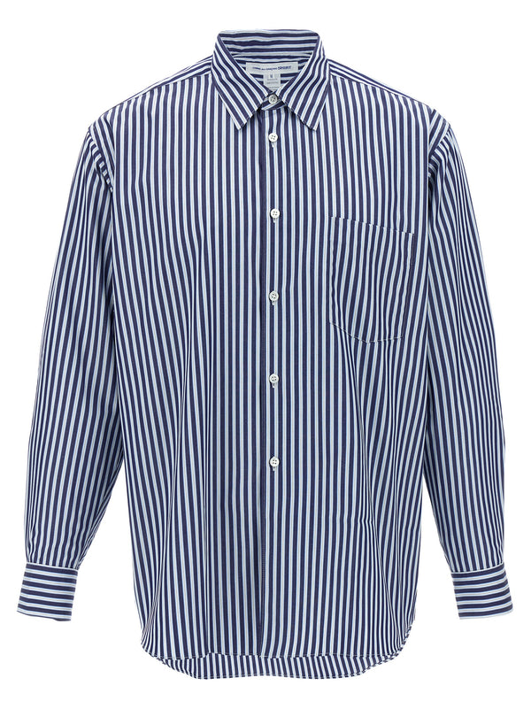 Comme des Garçons 100% Cotton shirt in navy