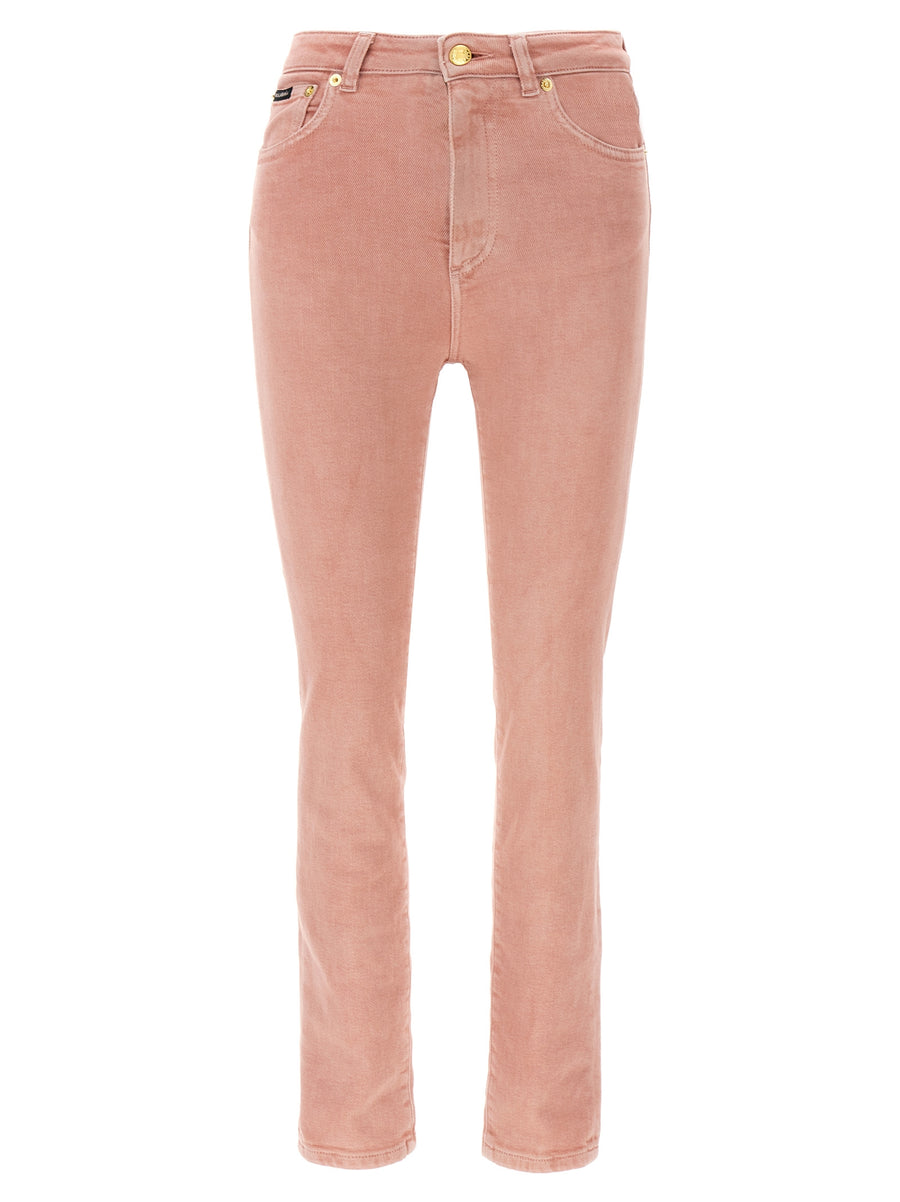 Dolce & Gabbana 98% Cotton jeans in pink