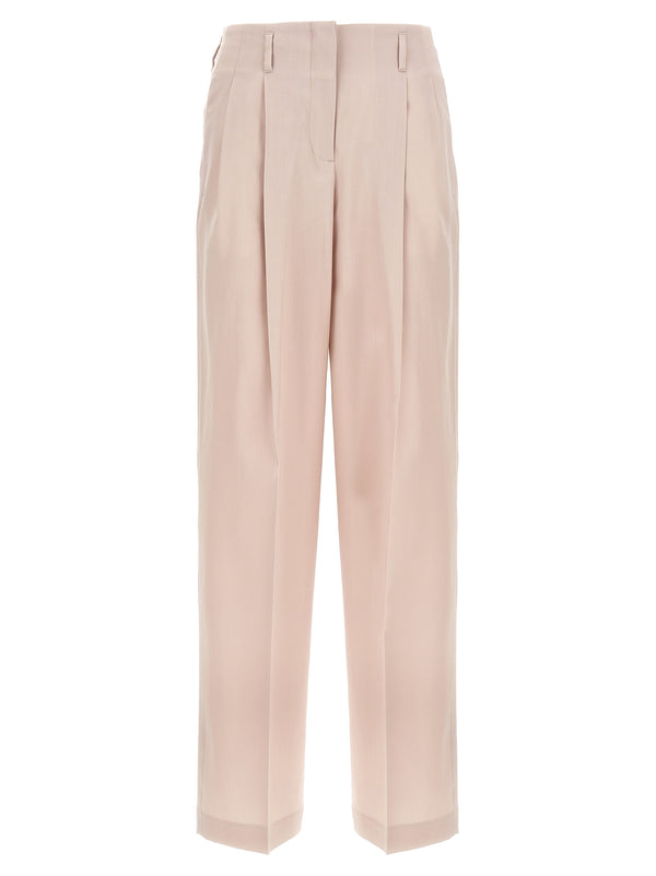 Golden Goose 100% Virgin Wool trousers in pink