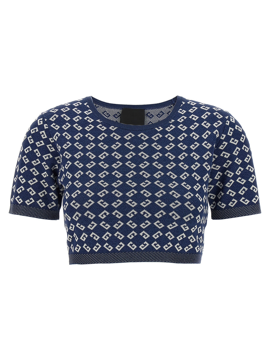 Givenchy 68% Viscose t-shirt in blue