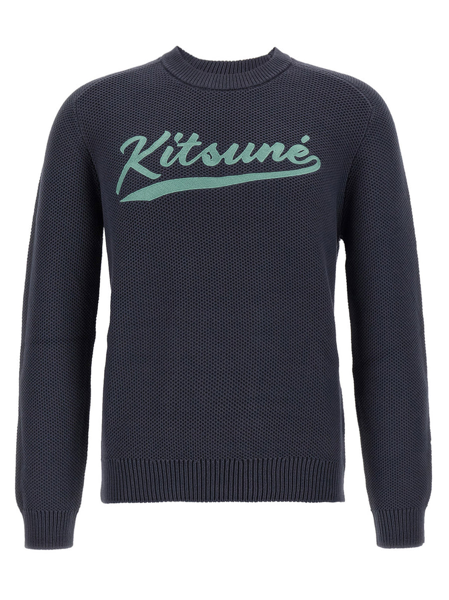 Maison Kitsuné 70% Cotton sweater in gray