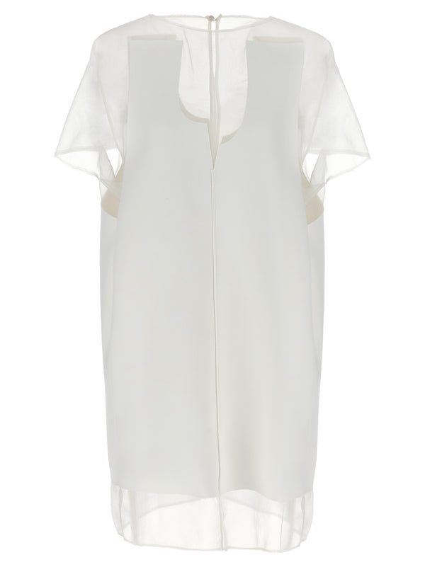 Khaite 100% polyester dress in white