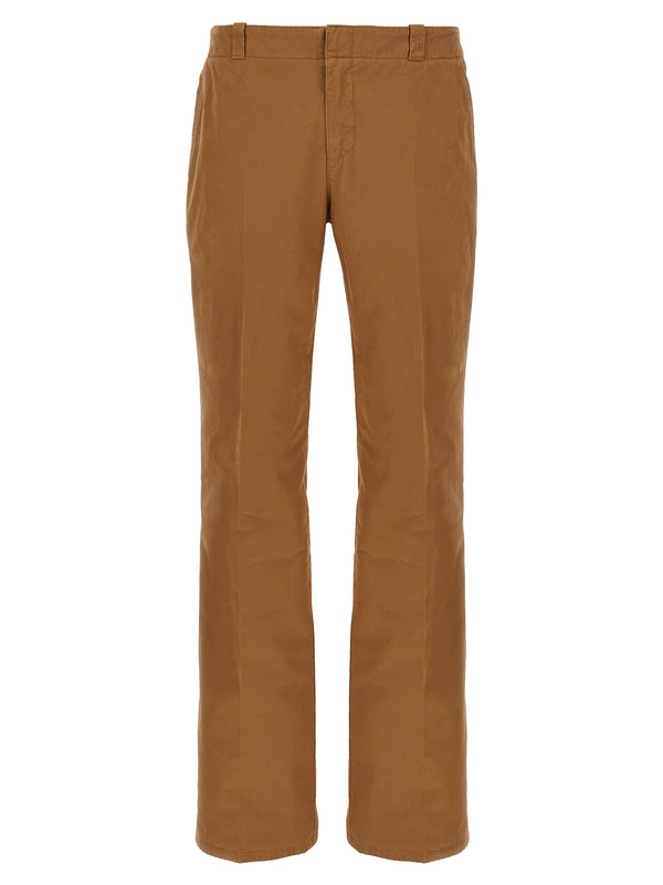 Alexander McQueen 100% Cotton chinos in brown