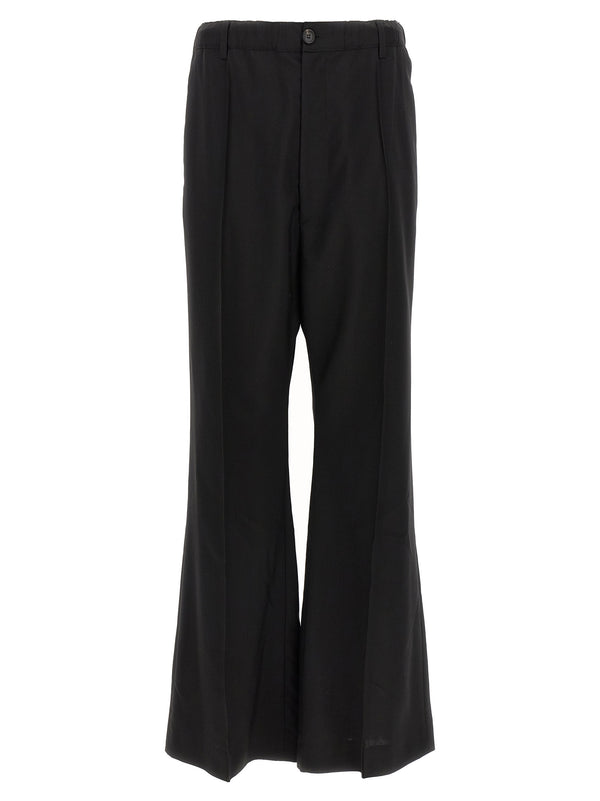 Marni 100% virgin wool trousers in black