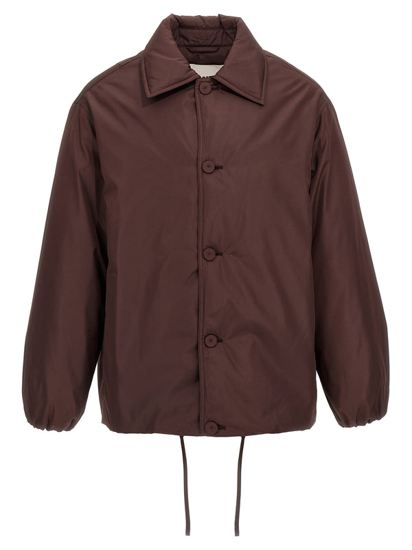 Jil Sander 100% Polyester jacket in brown