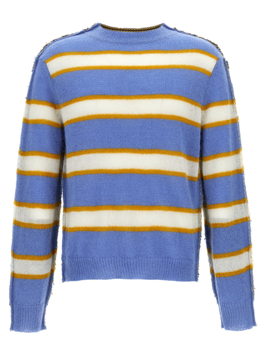 Marni 67% mohair wool sweater in blue