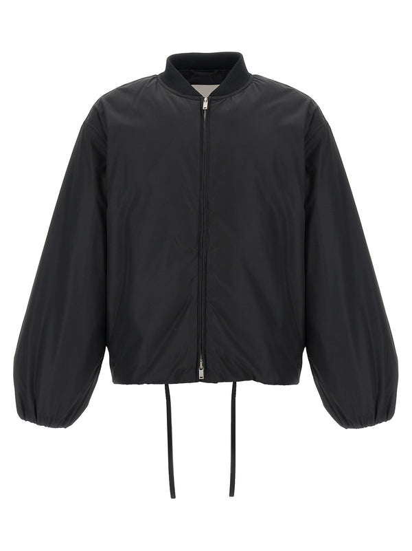 Jil Sander 100% polyester jacket in black