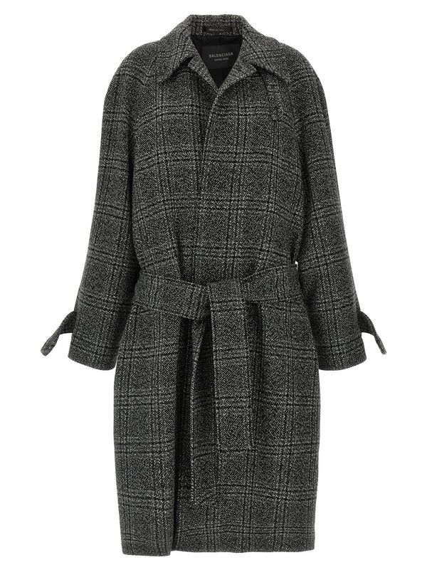 Balenciaga 100% Wool coat in black