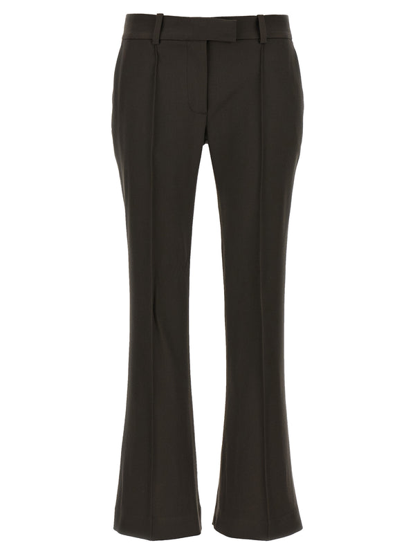 The Attico 98% Virgin Wool trousers in brown