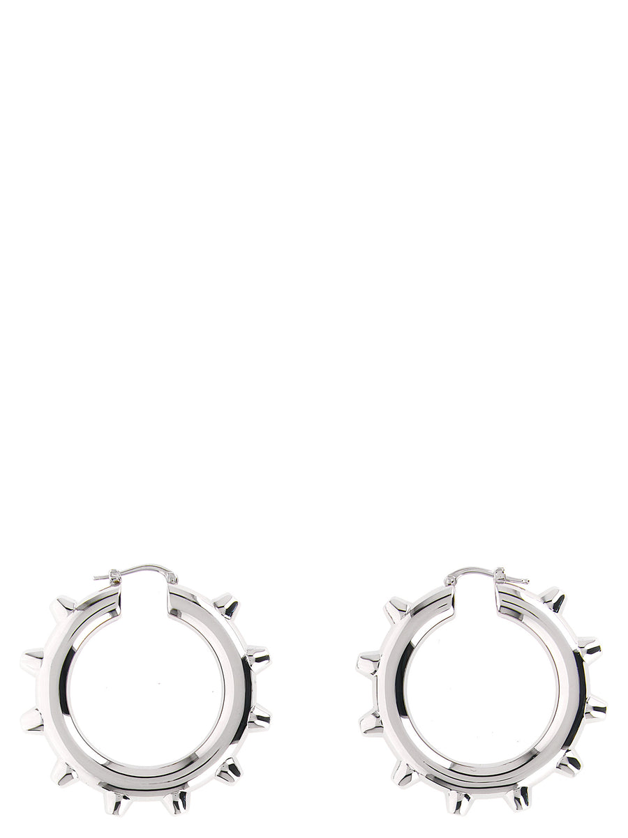 Jil Sander 100% Brass earrings in silver