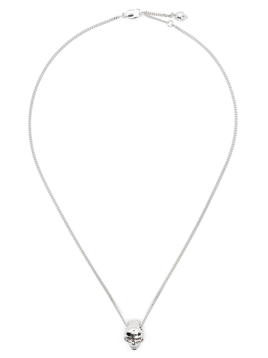 Alexander McQueen 100% Brass necklace in silver