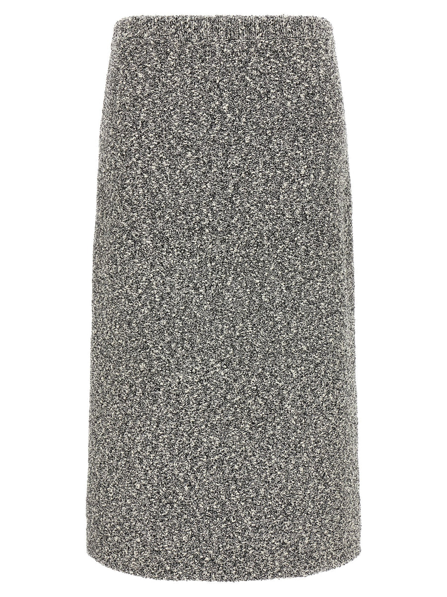Tory Burch 52% polyamide skirt in black