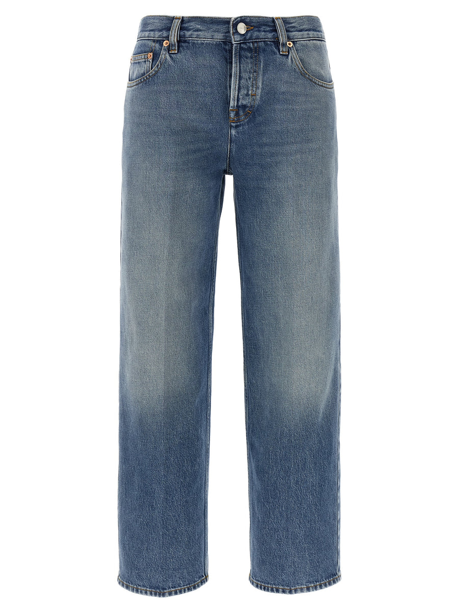 Gucci 100% cotton jeans in blue