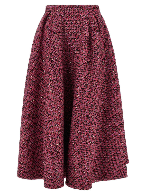 Alessandra Rich 51% polyamide skirt in pink