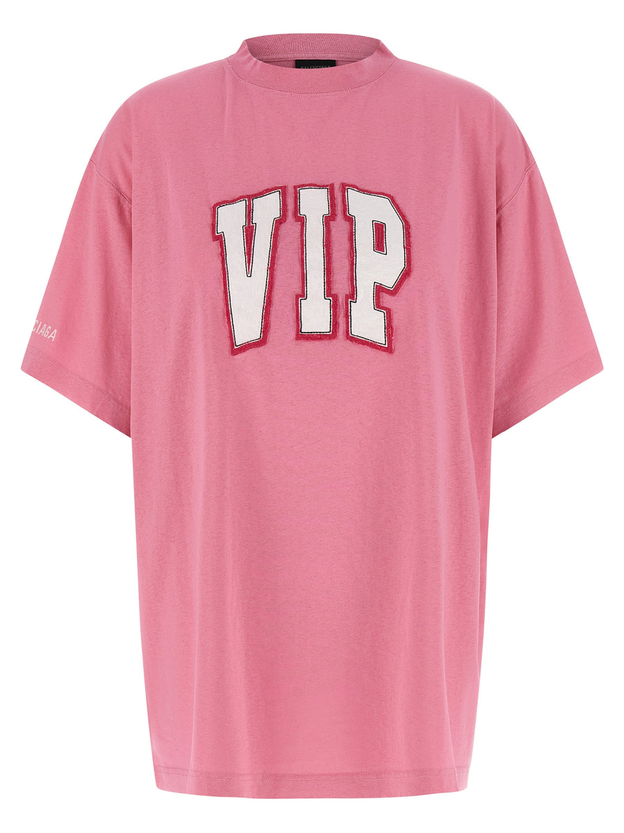 Balenciaga 100% cotton t-shirt in pink