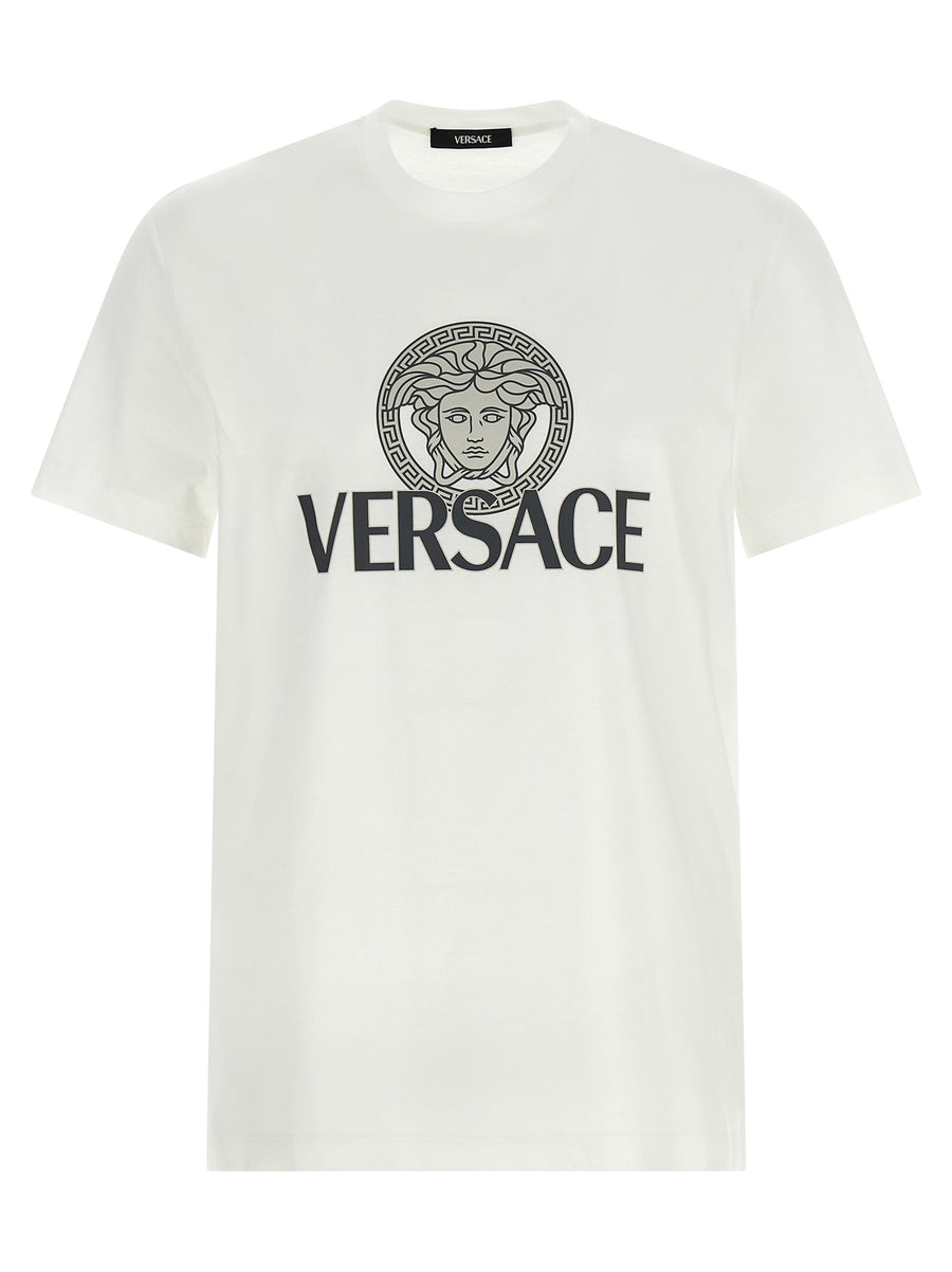 Versace 100% cotton t-shirt in white
