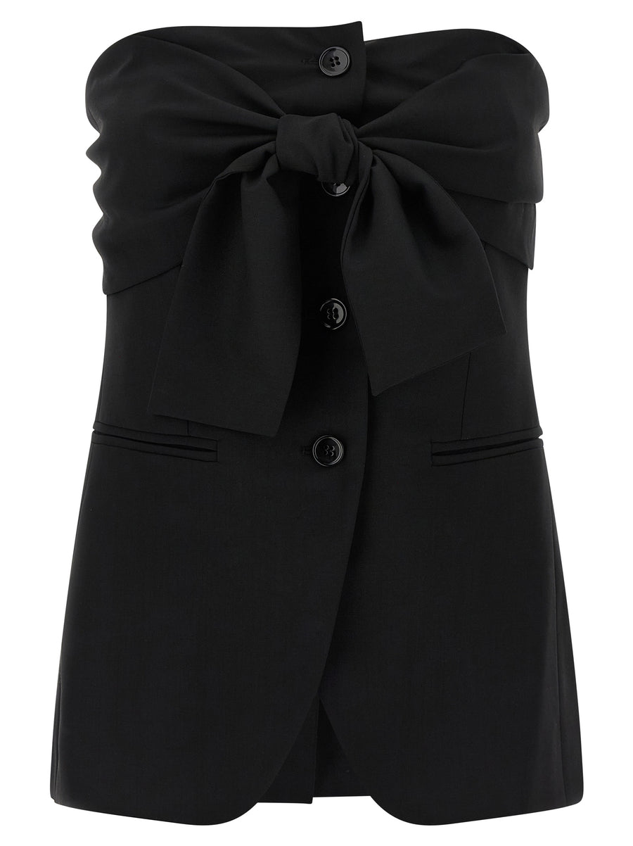 Max Mara 100% virgin wool blazer in black