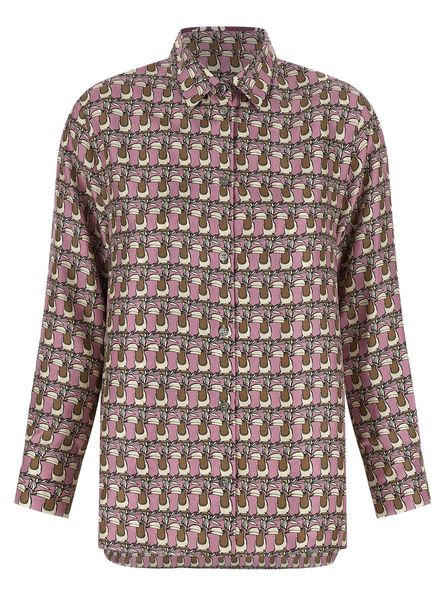 Max Mara 100% silk blouse in pink