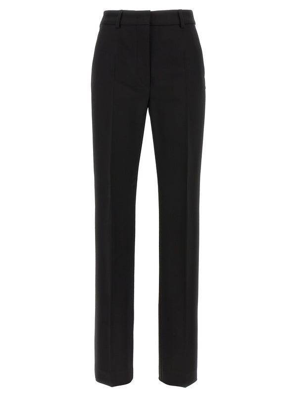 Sportmax 97% viscose trousers in black