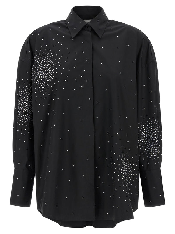 Giuseppe Di Morabito 100% cotton blouse in black