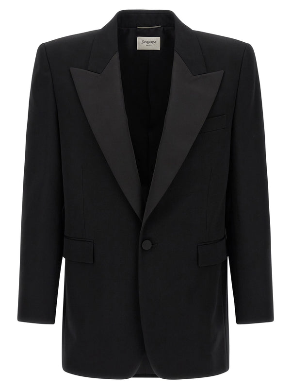 Saint Laurent 100% Wool blazer in black