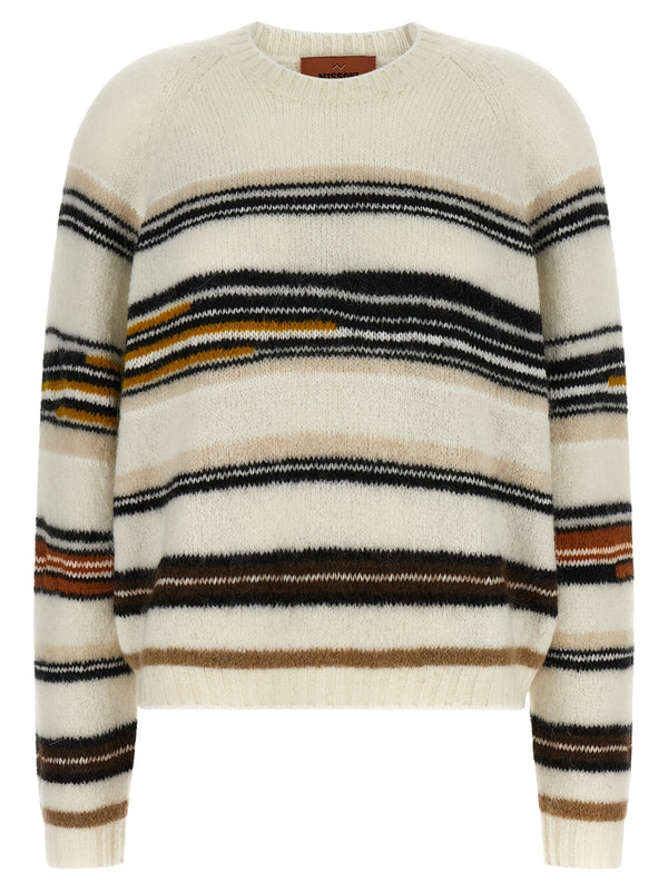 Missoni 43% polyester sweater in white