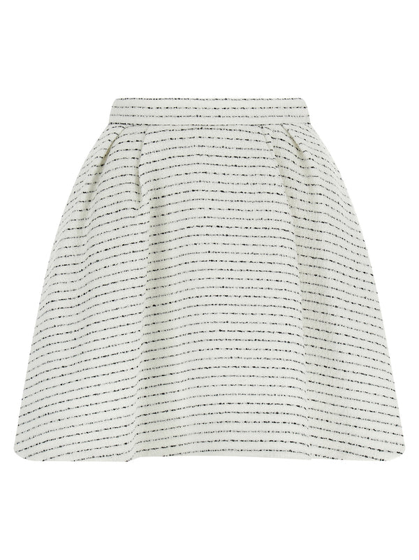 Alessandra Rich 55% Polyamide skirt in white