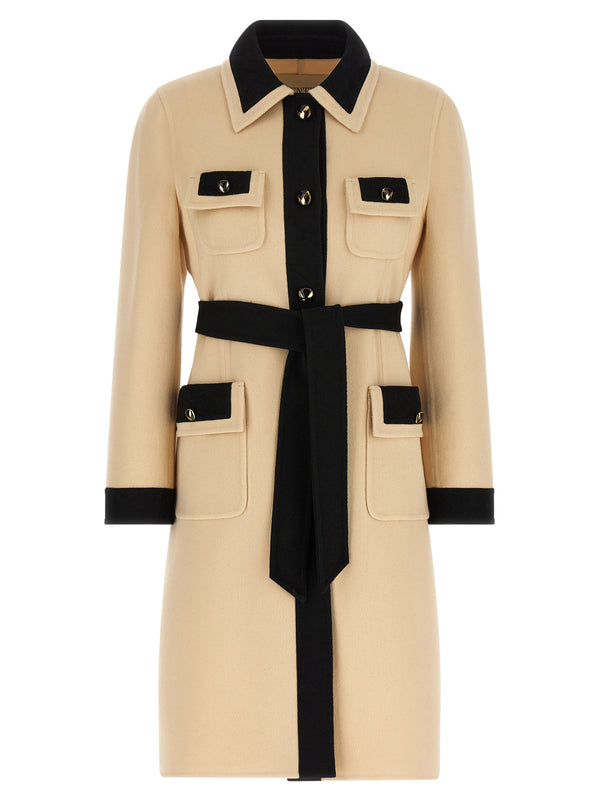Valentino Garavani 90% Virgin Wool coat in beige
