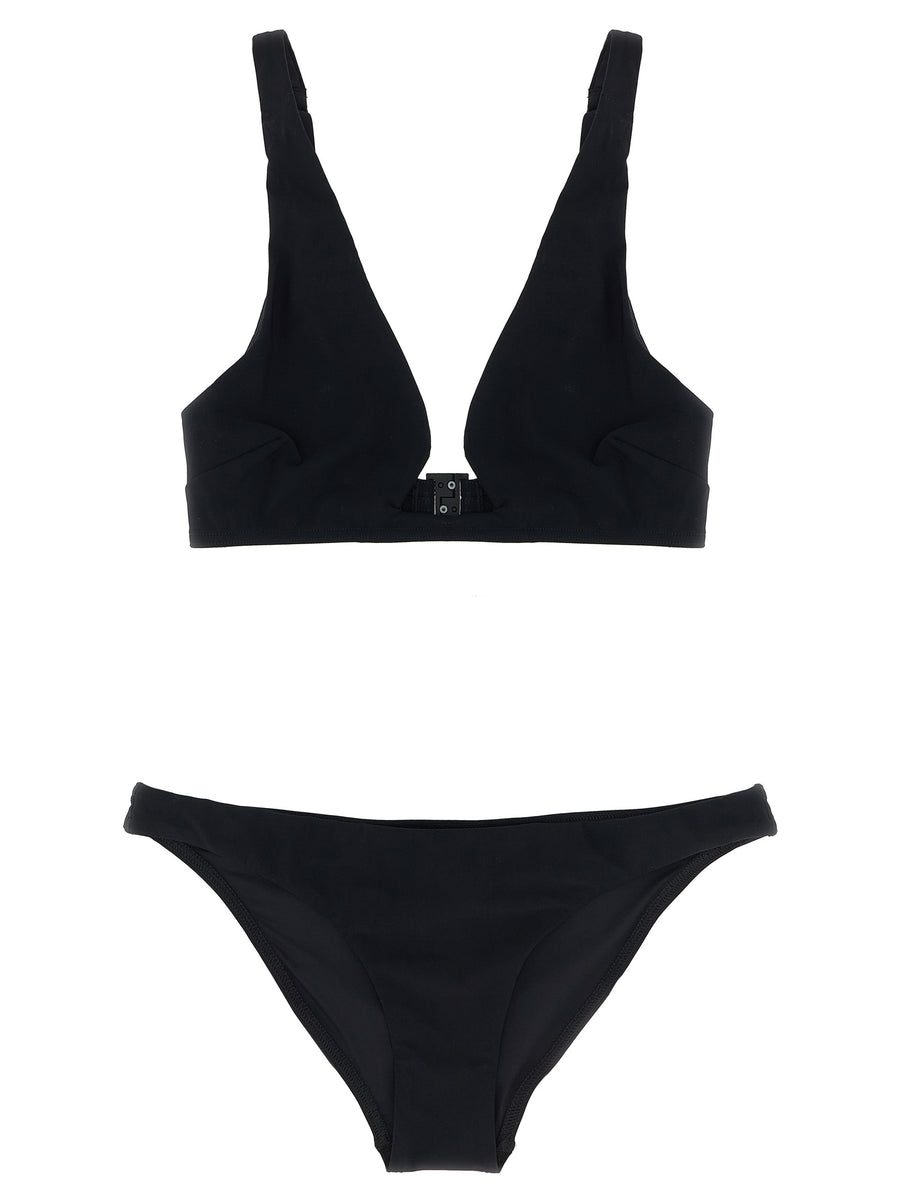 Zimmermann 75% polyamide bikini in black