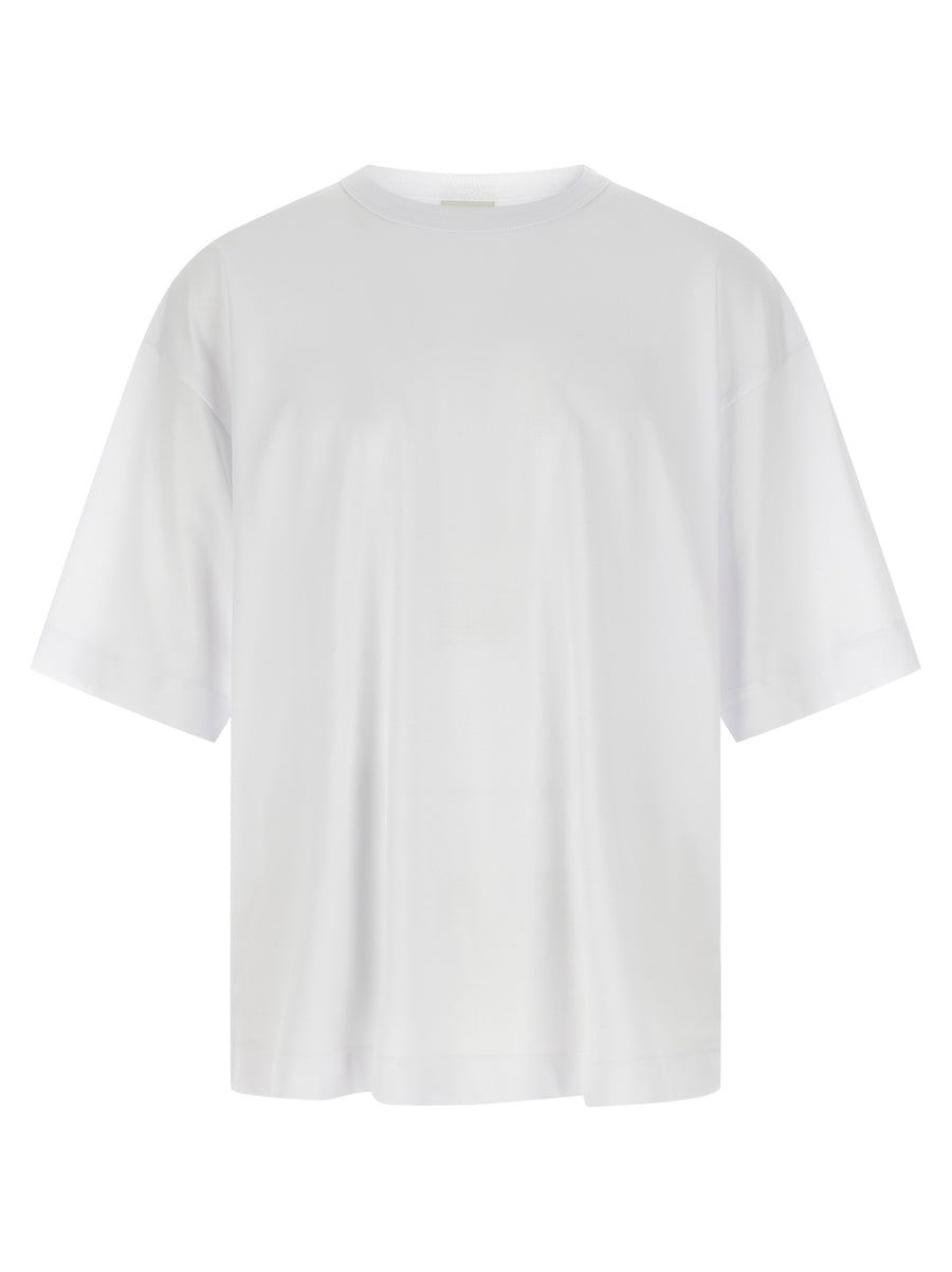 Dries Van Noten 100% cotton t-shirt in white