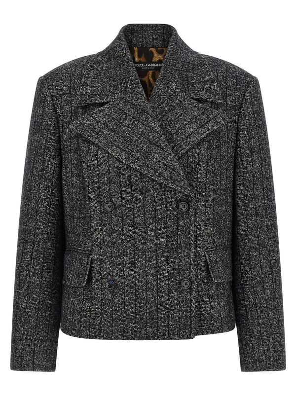 Dolce & Gabbana 48% Virgin Wool blazer in gray