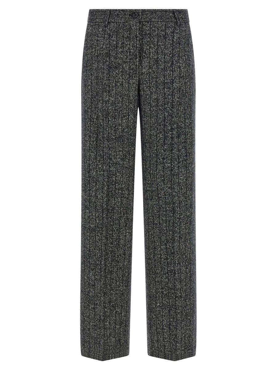 Dolce & Gabbana 48% Virgin wool trousers in gray