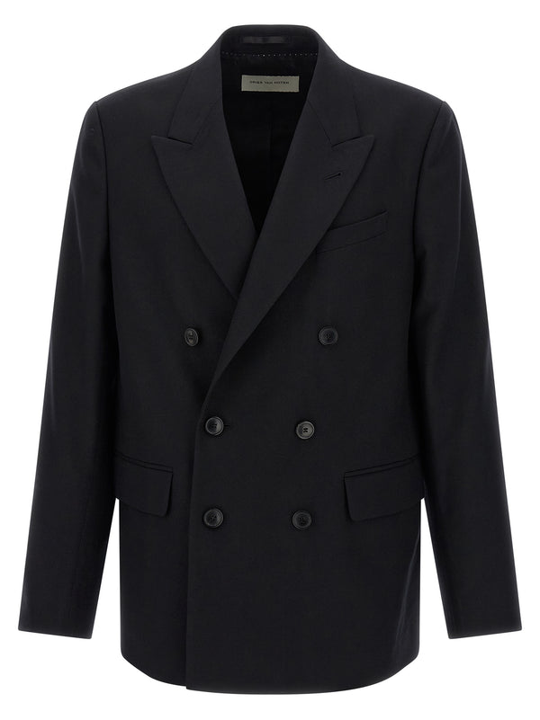 Dries Van Noten 100% Wool blazer in black